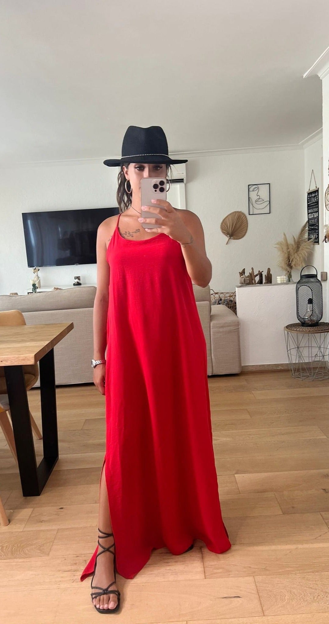 Robe Gaïa rouge