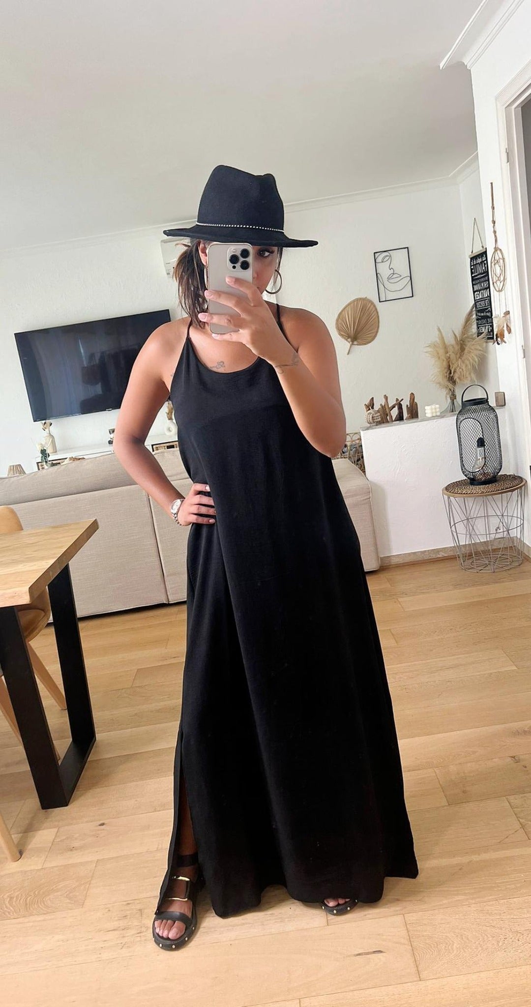 Robe Gaïa noire