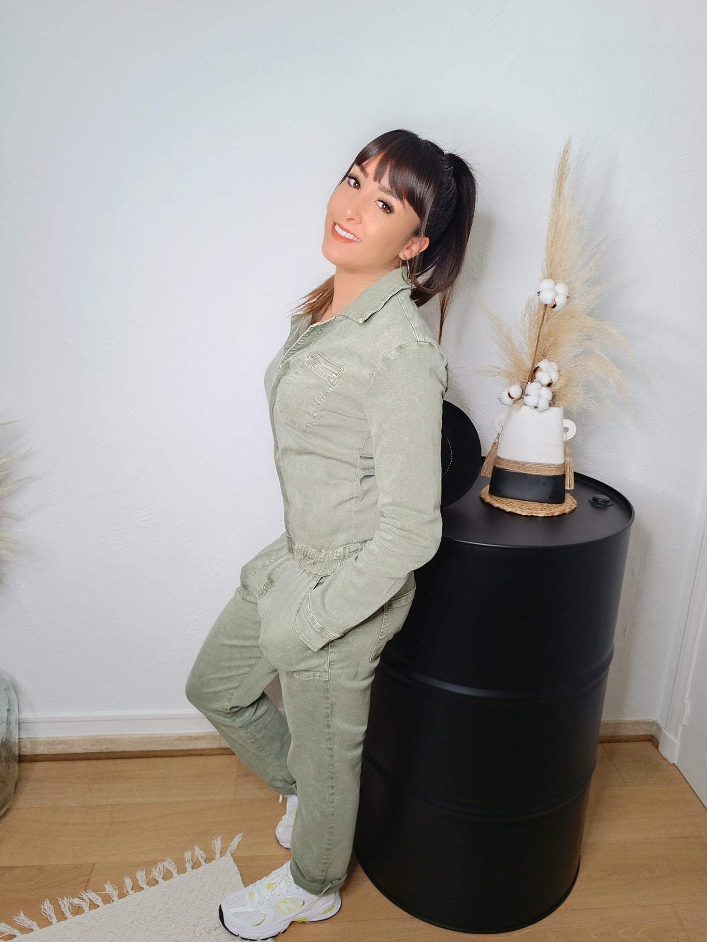 Combi pantalon kaki