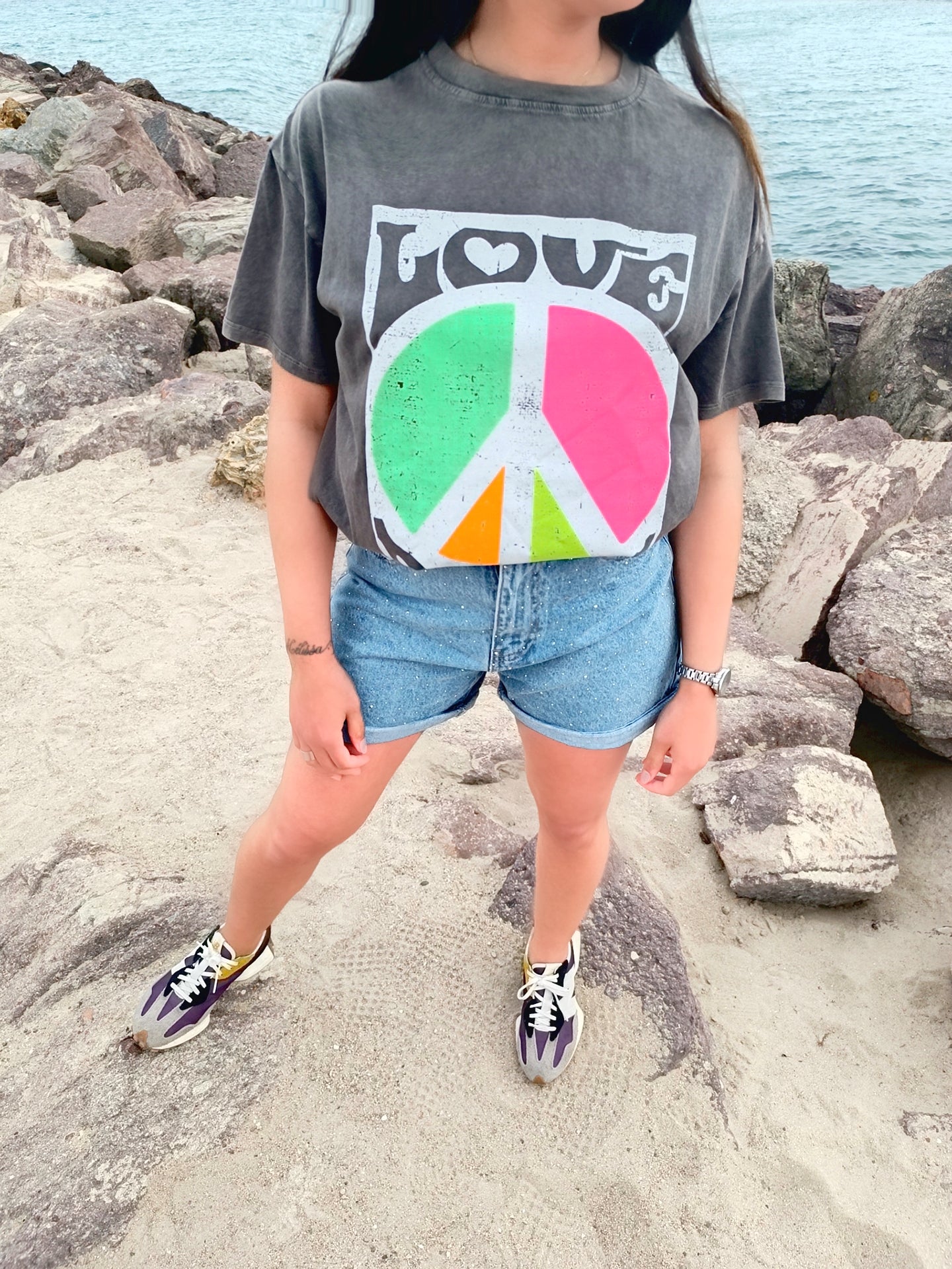 Tee-shirt Peace and Love