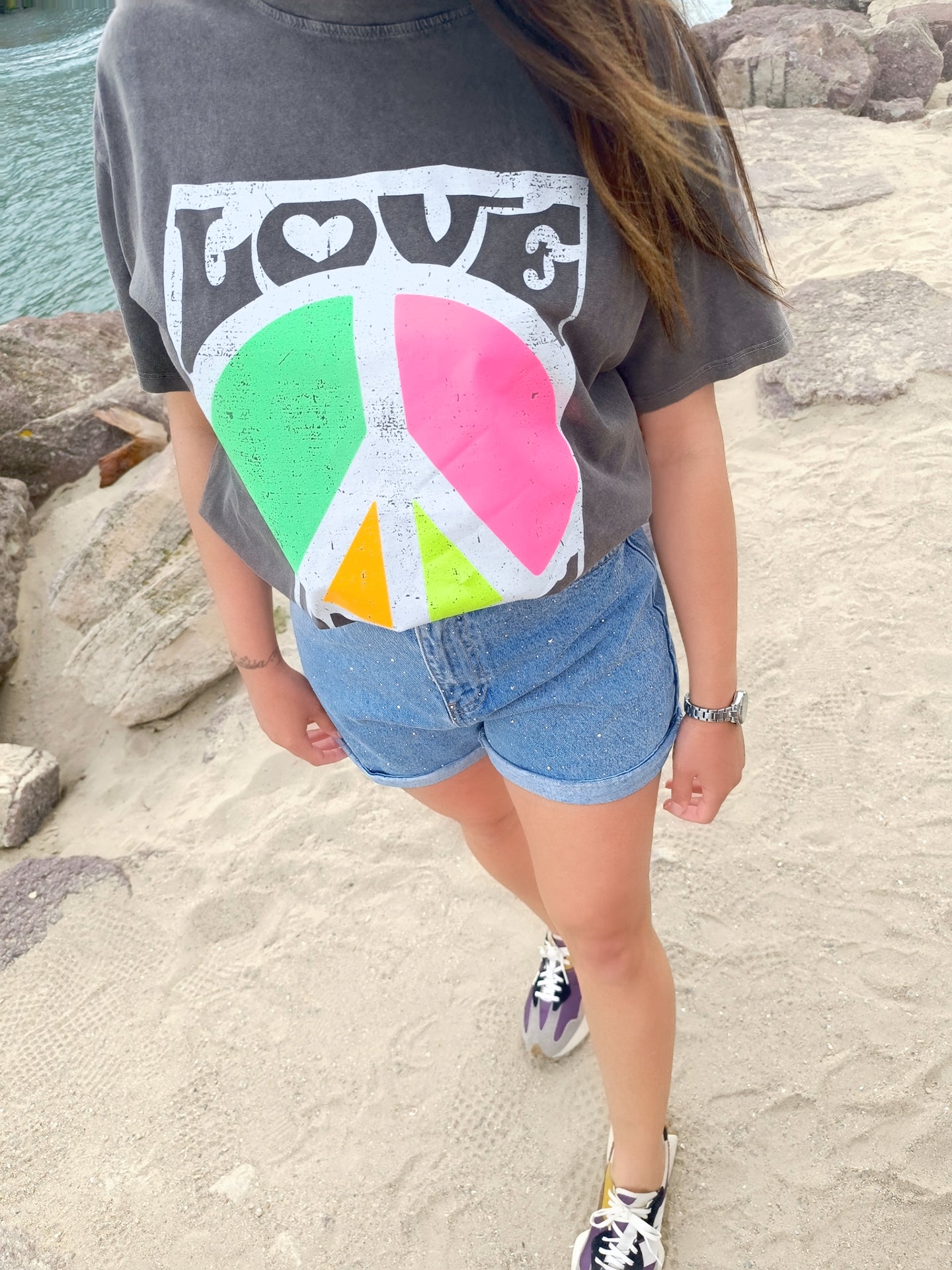 Tee-shirt Peace and Love