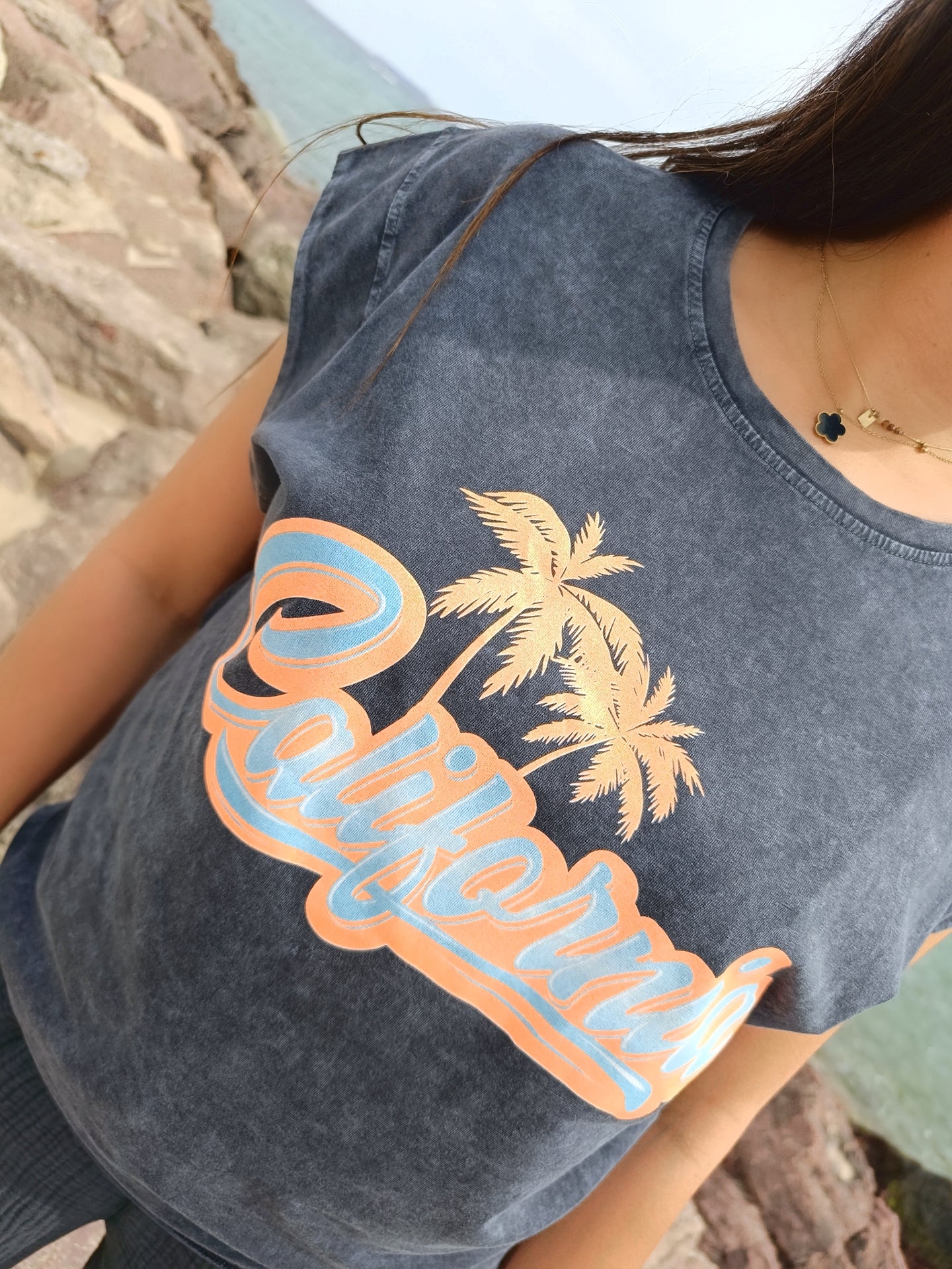 Tee-shirt California gris
