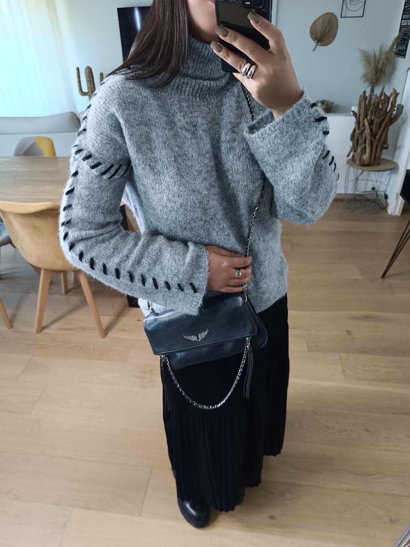 Pull Clara gris