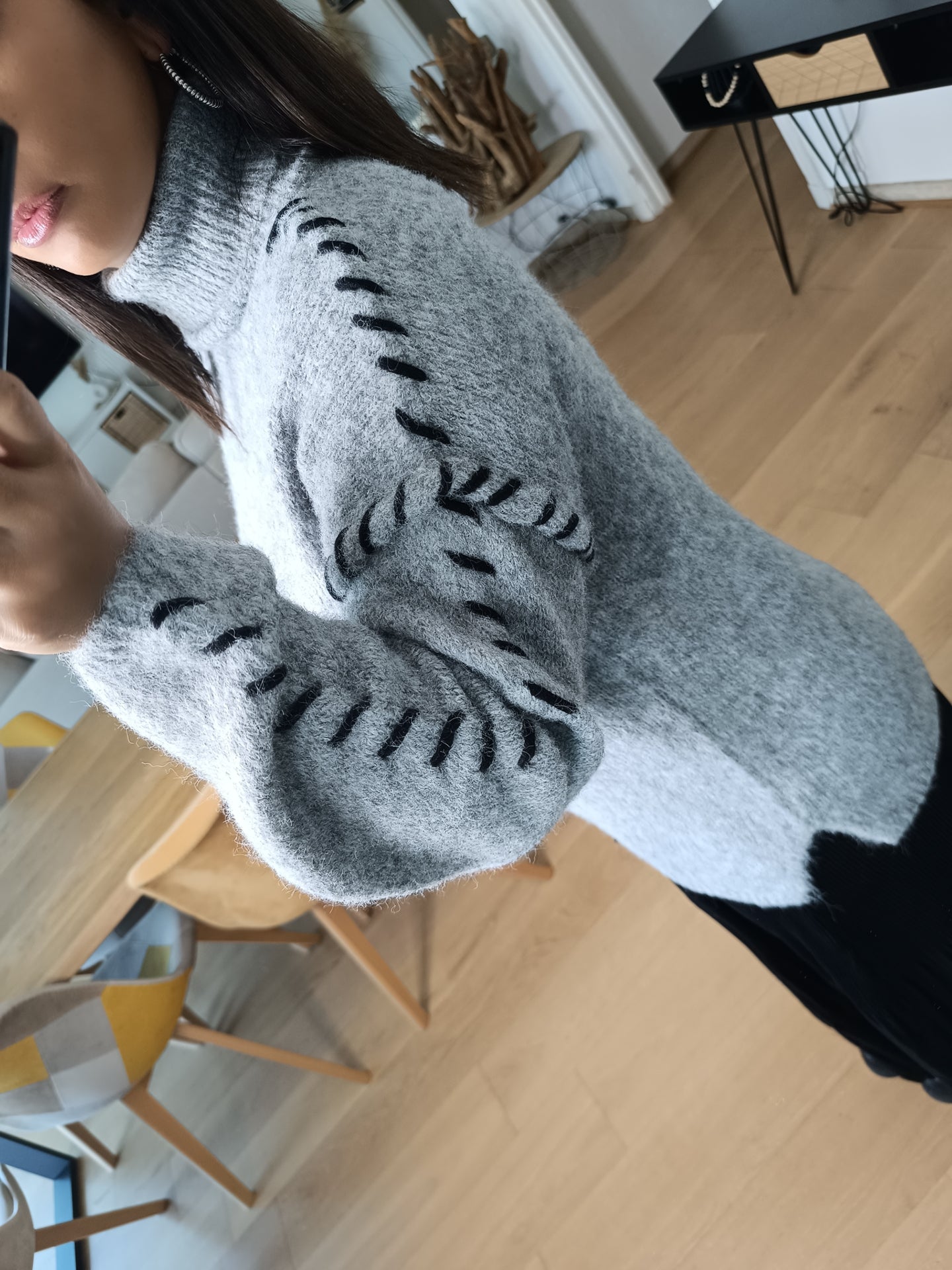 Pull Clara gris