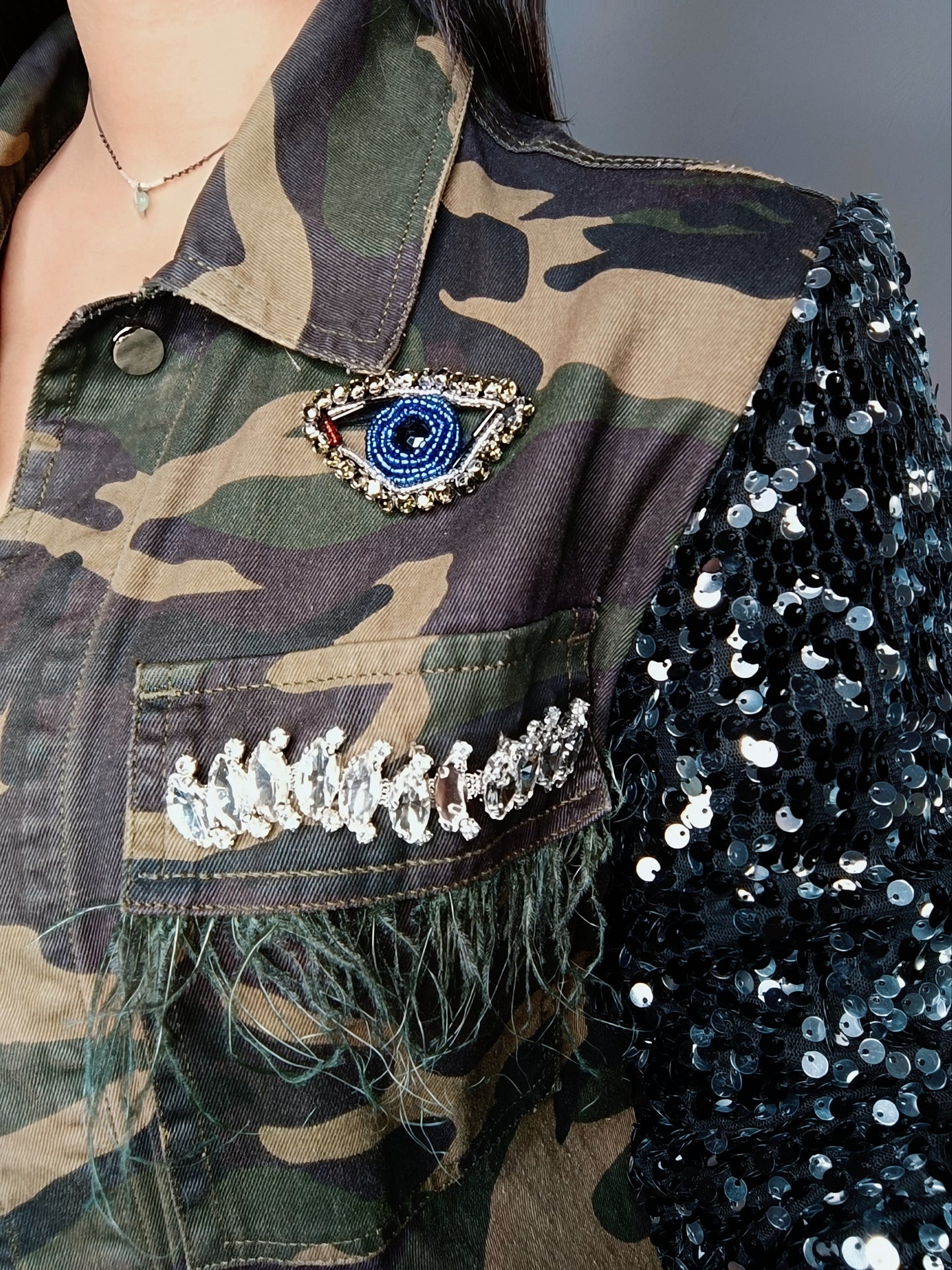 Veste cargo militaire