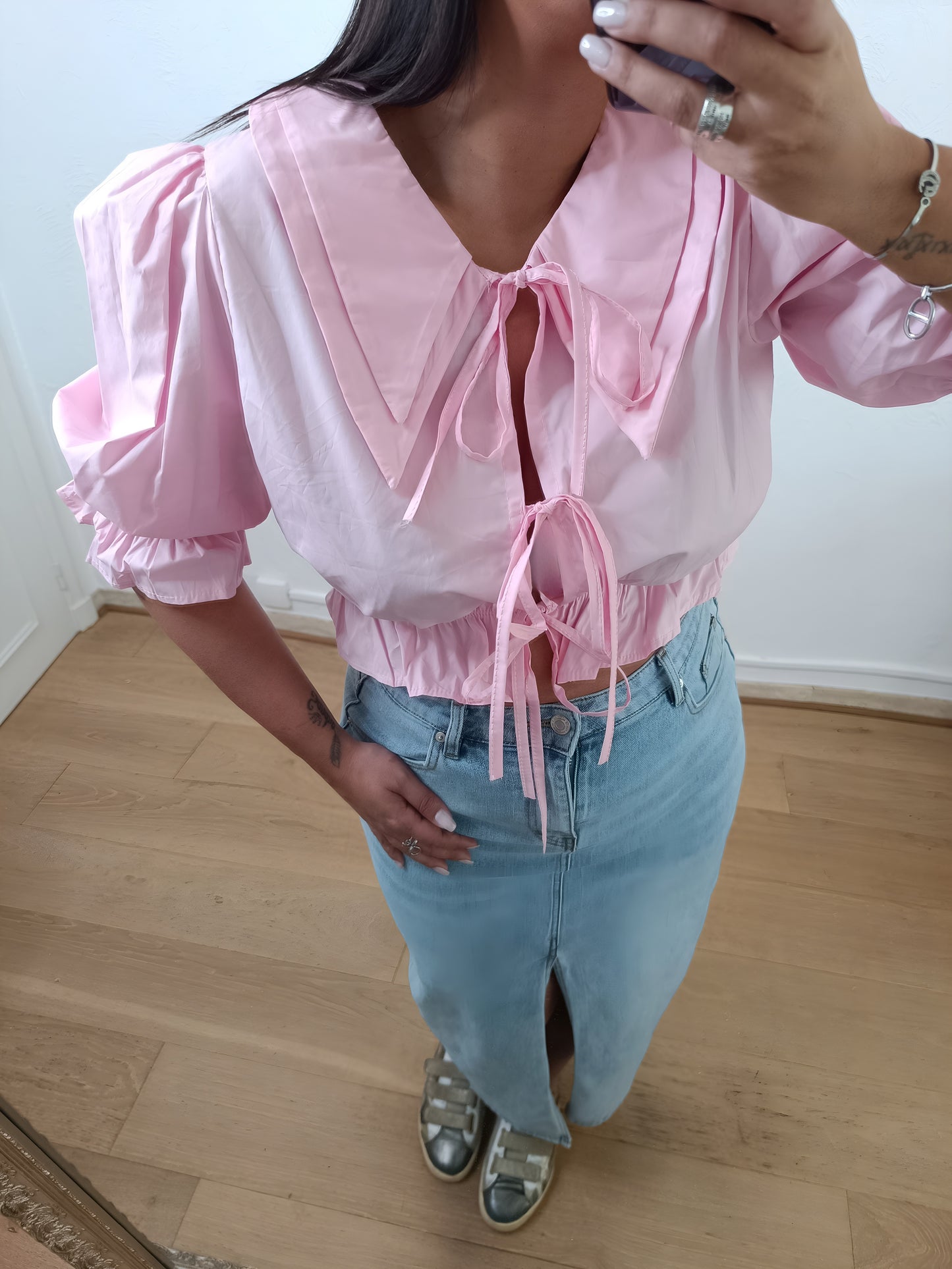 Blouse Solène rose