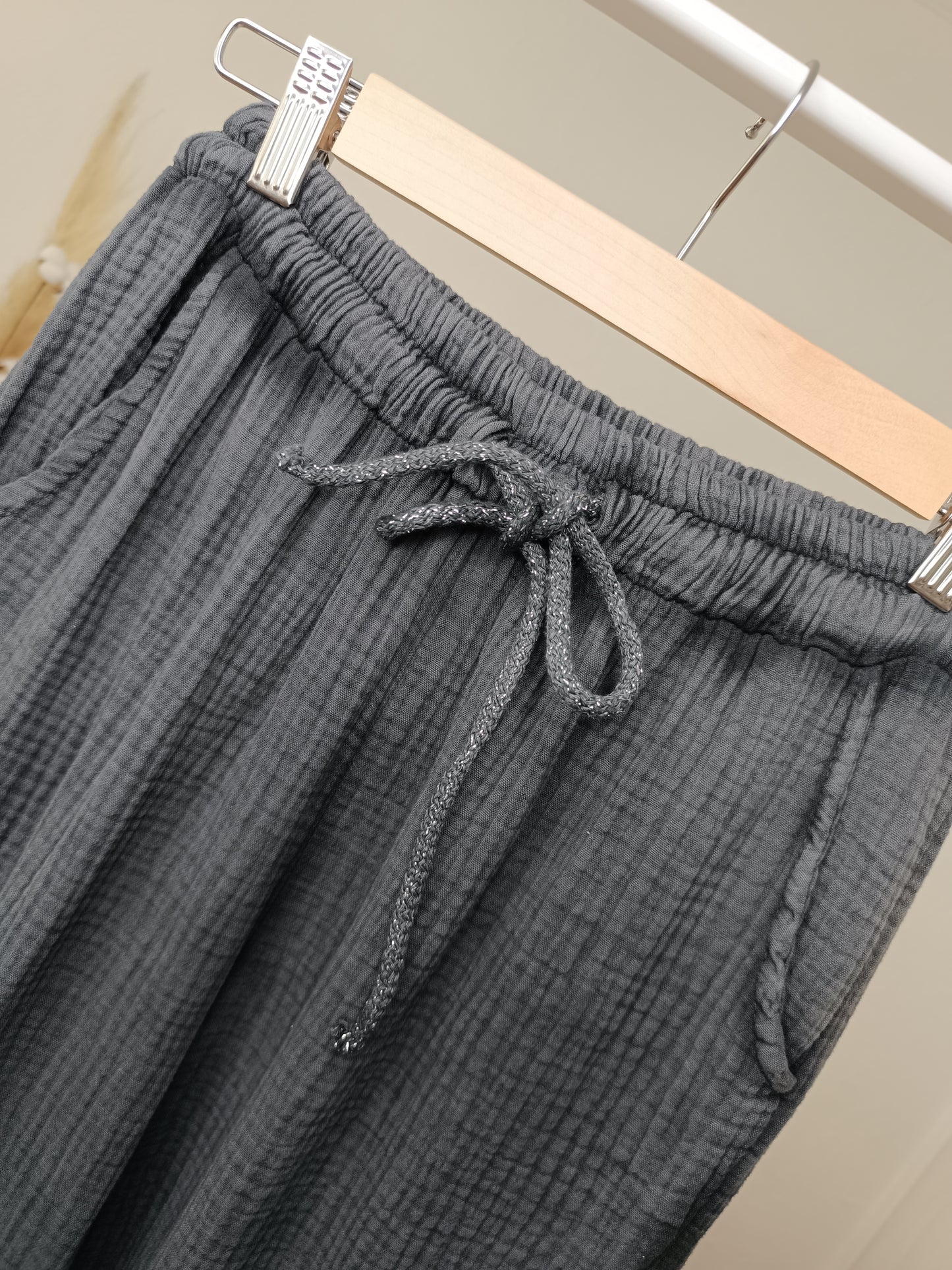 Pantalon en gaze de coton Milena