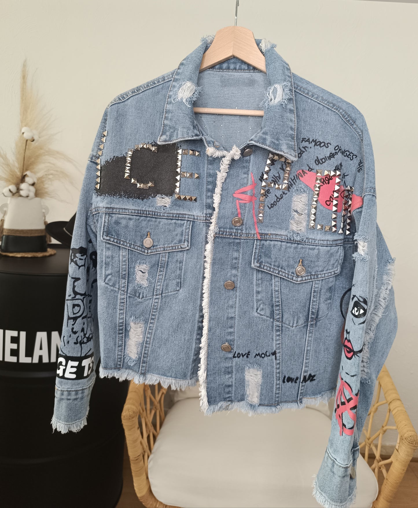 Veste en jean oversize