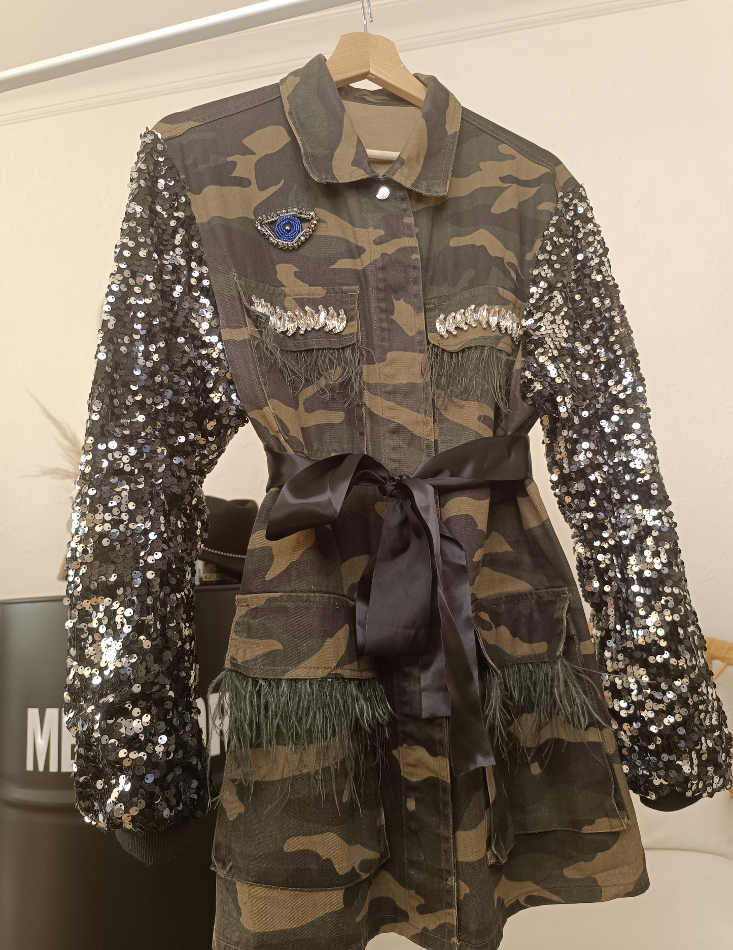 Veste cargo militaire