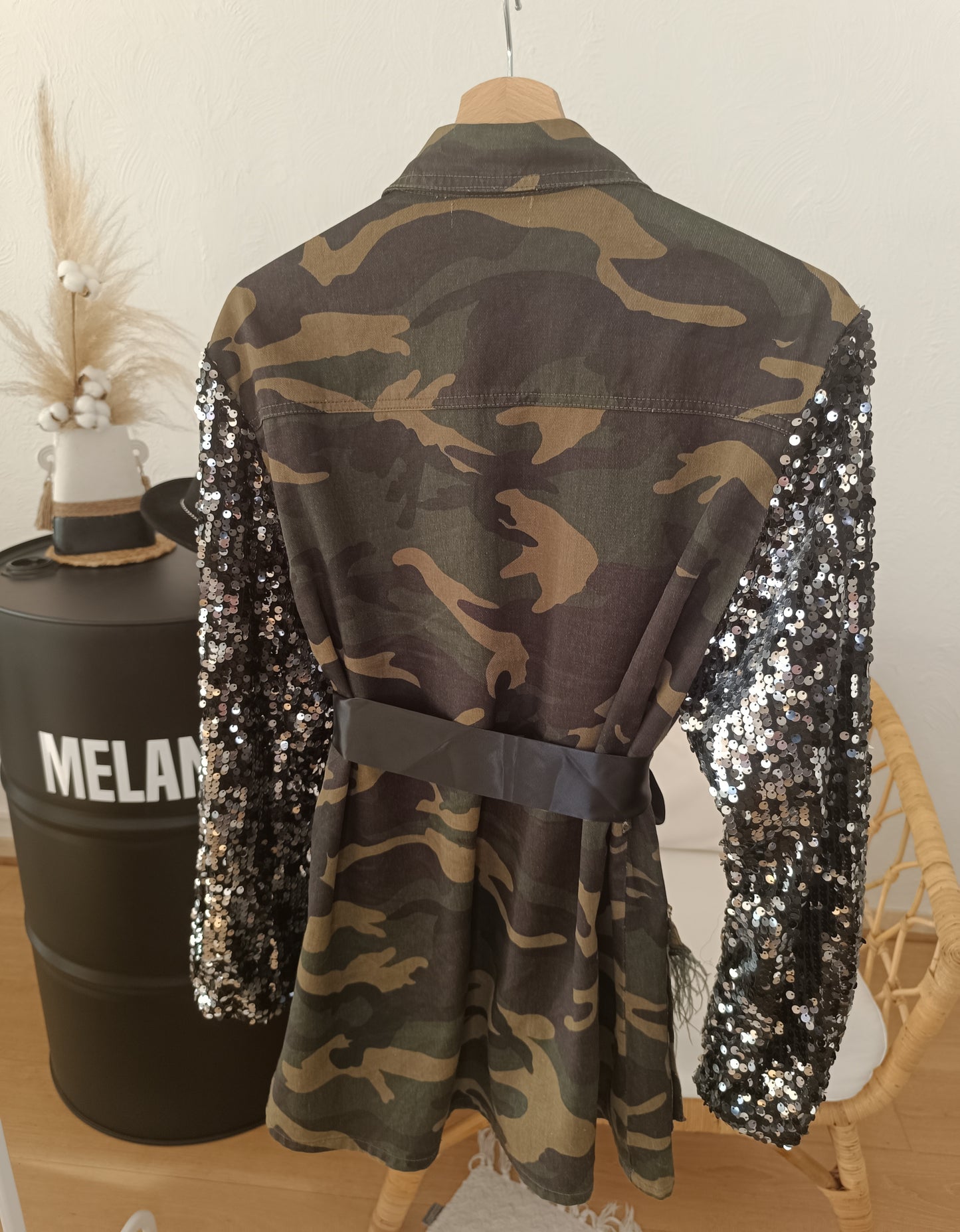 Veste cargo militaire