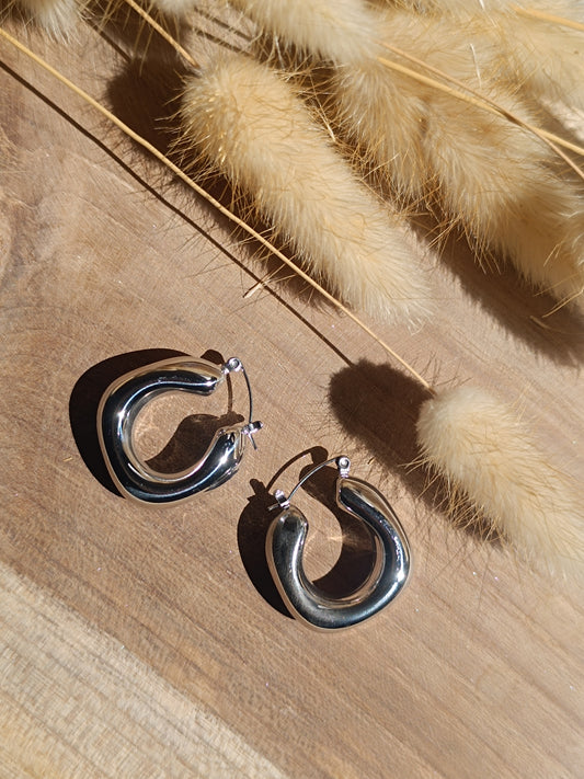 Boucles d'oreilles Tiana silver