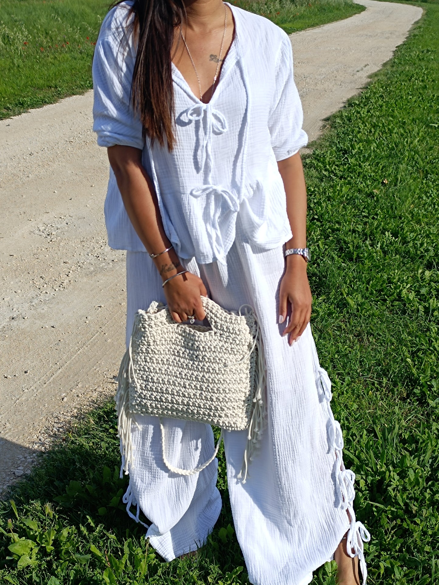Ensemble Lily blanc
