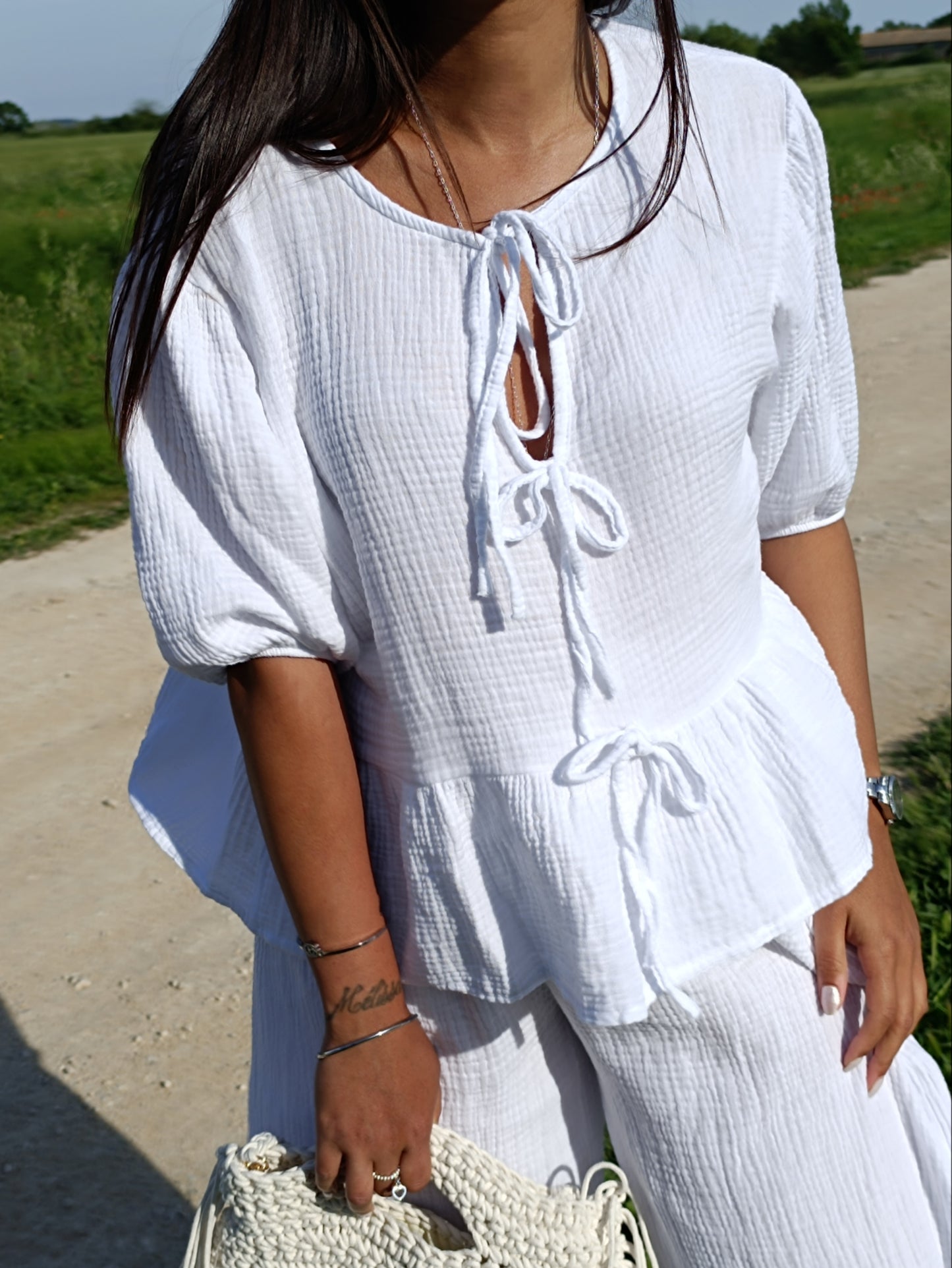 Ensemble Lily blanc