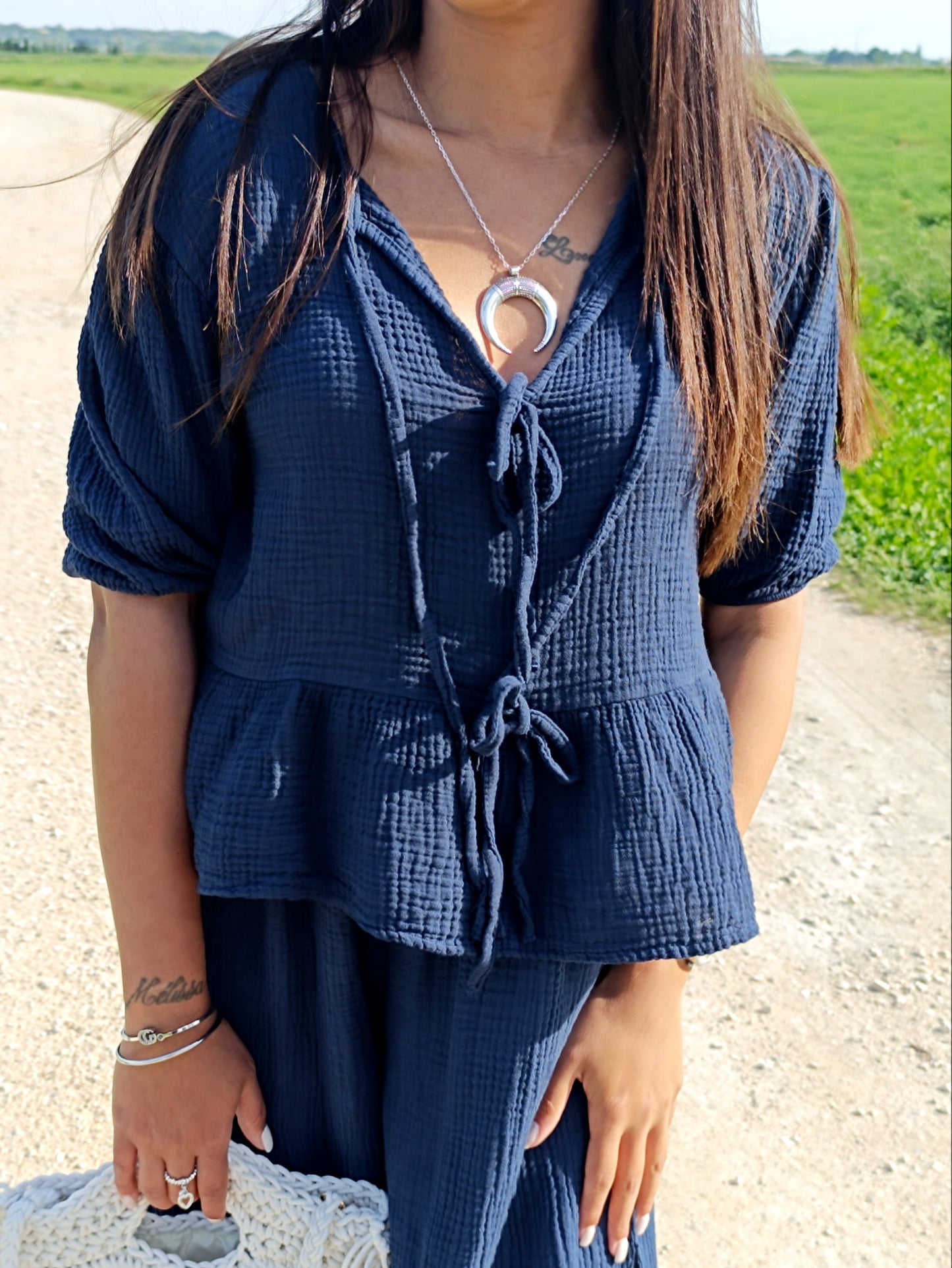 Ensemble Lily bleu marine