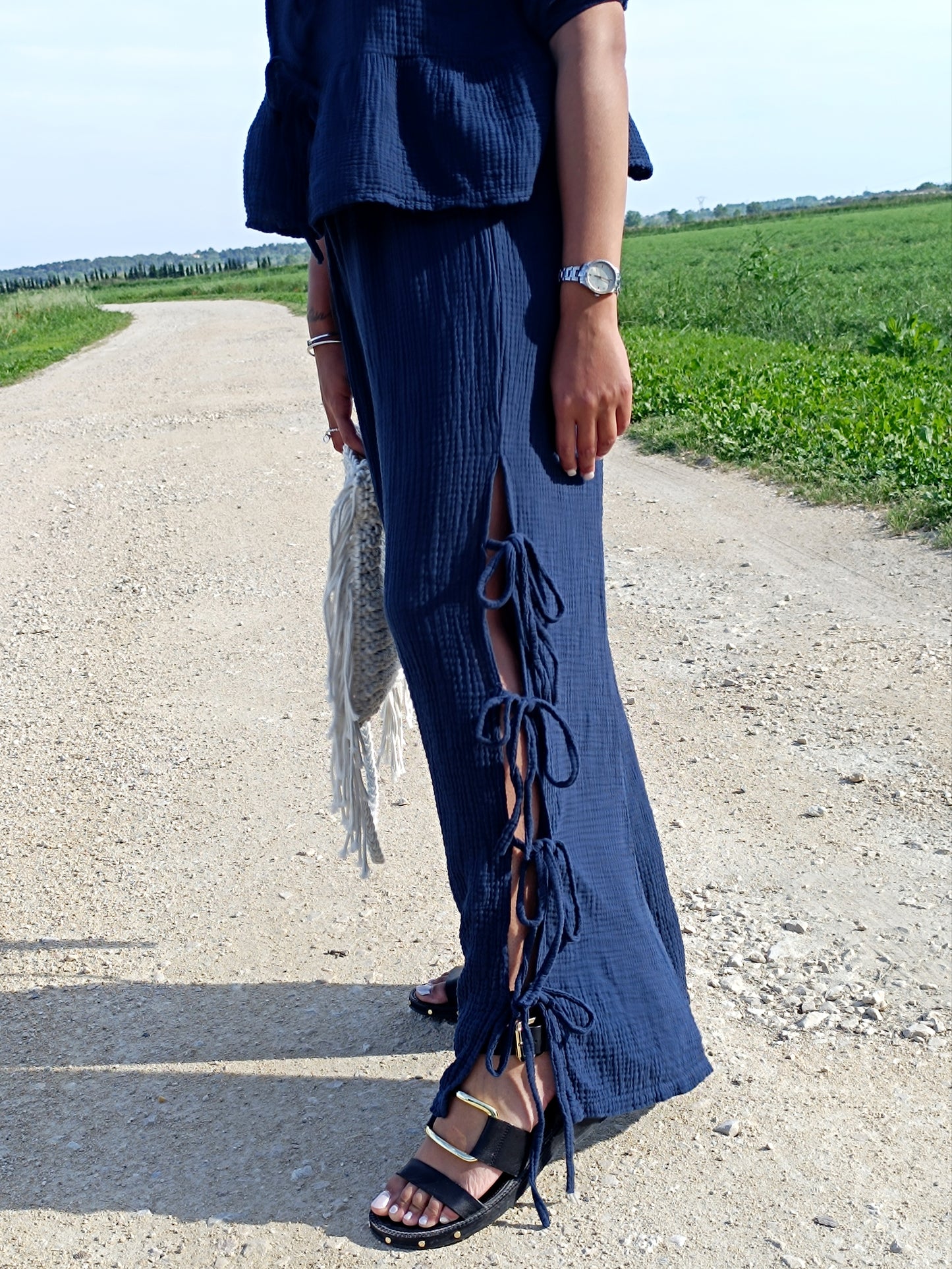Ensemble Lily bleu marine