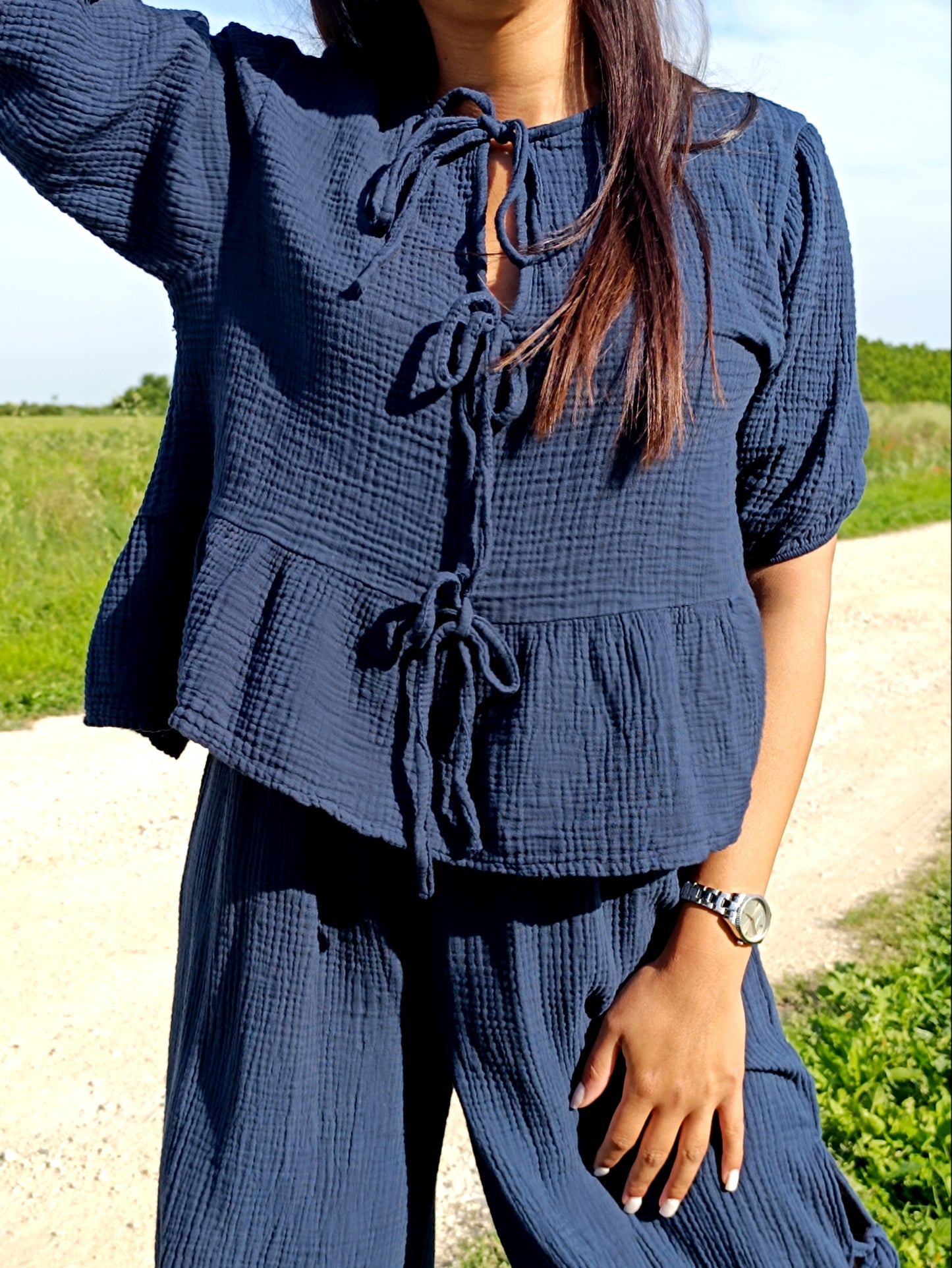 Ensemble Lily bleu marine