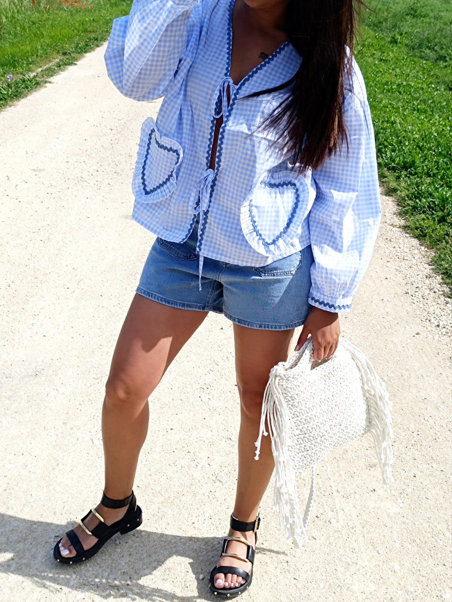 Blouse Andréa bleue