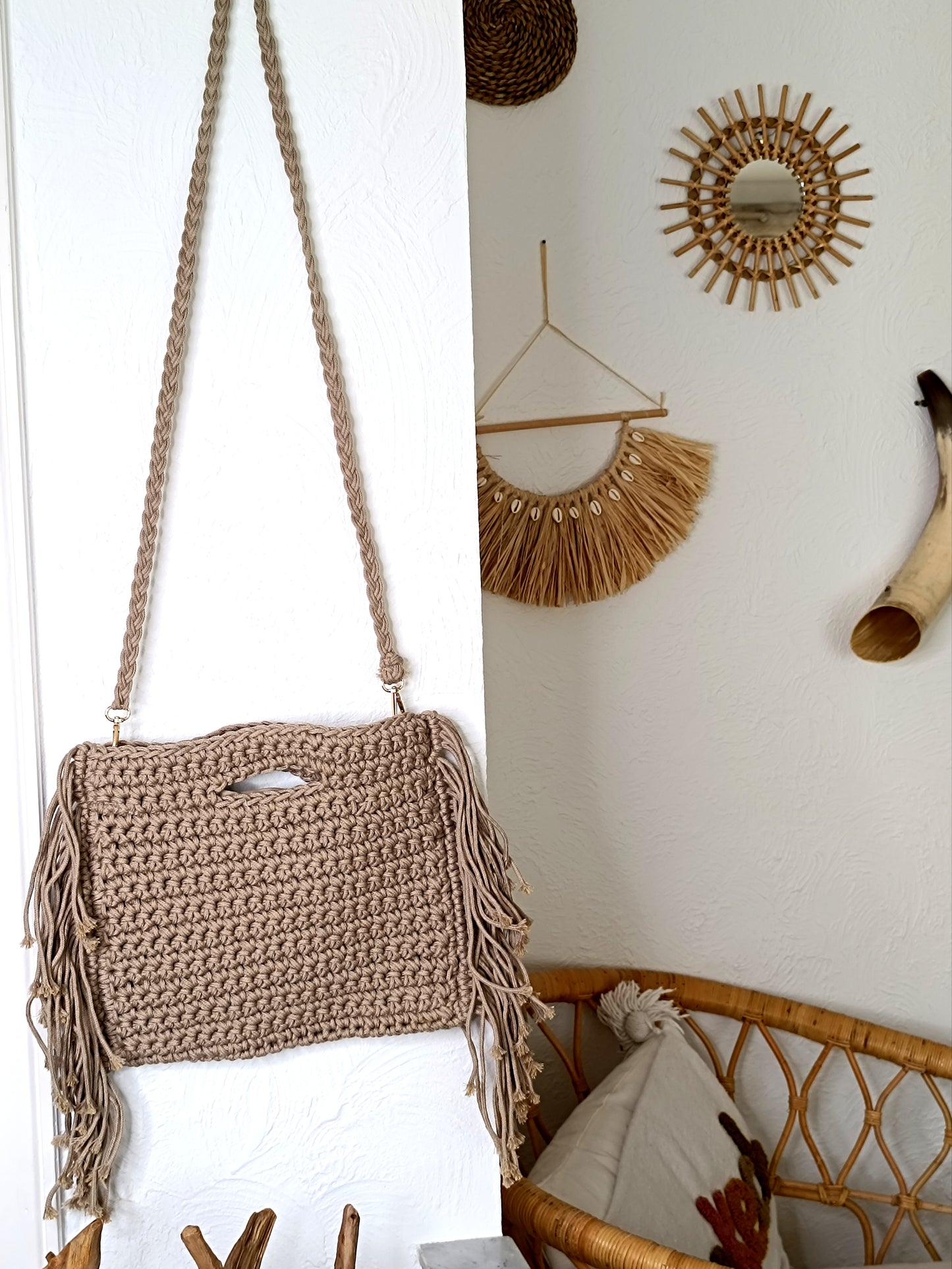Sac Paloma taupe