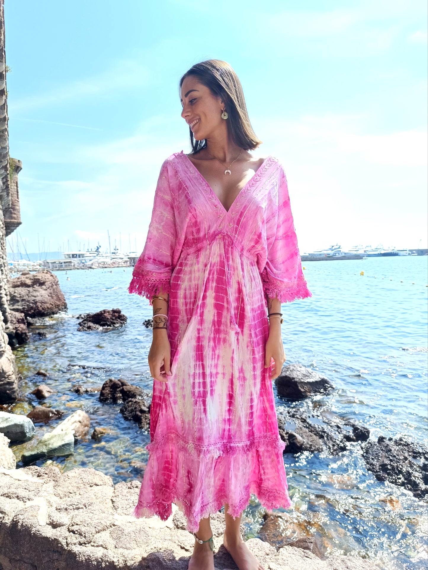 Robe Maona Rose