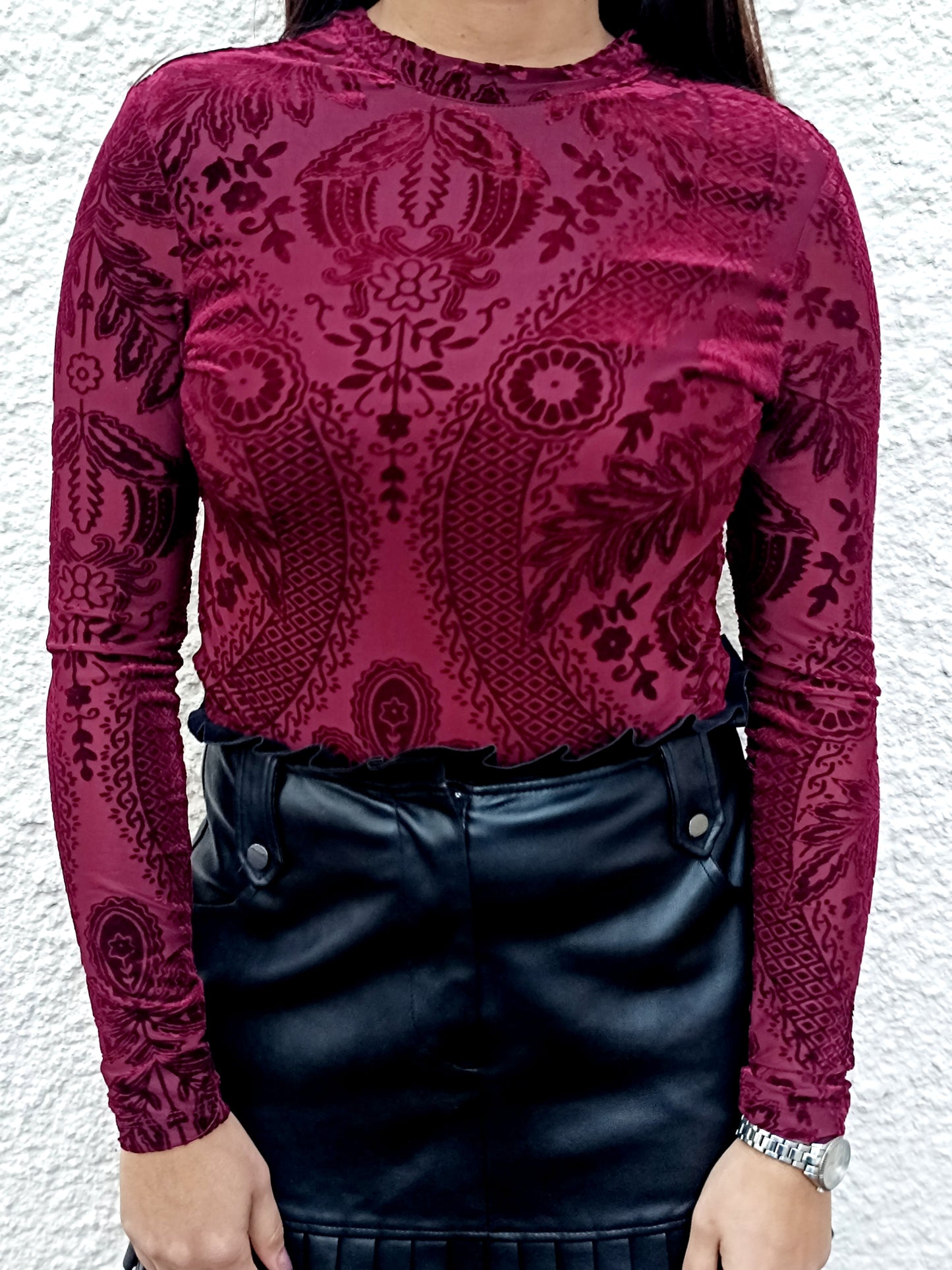 Body Hilona bordeau