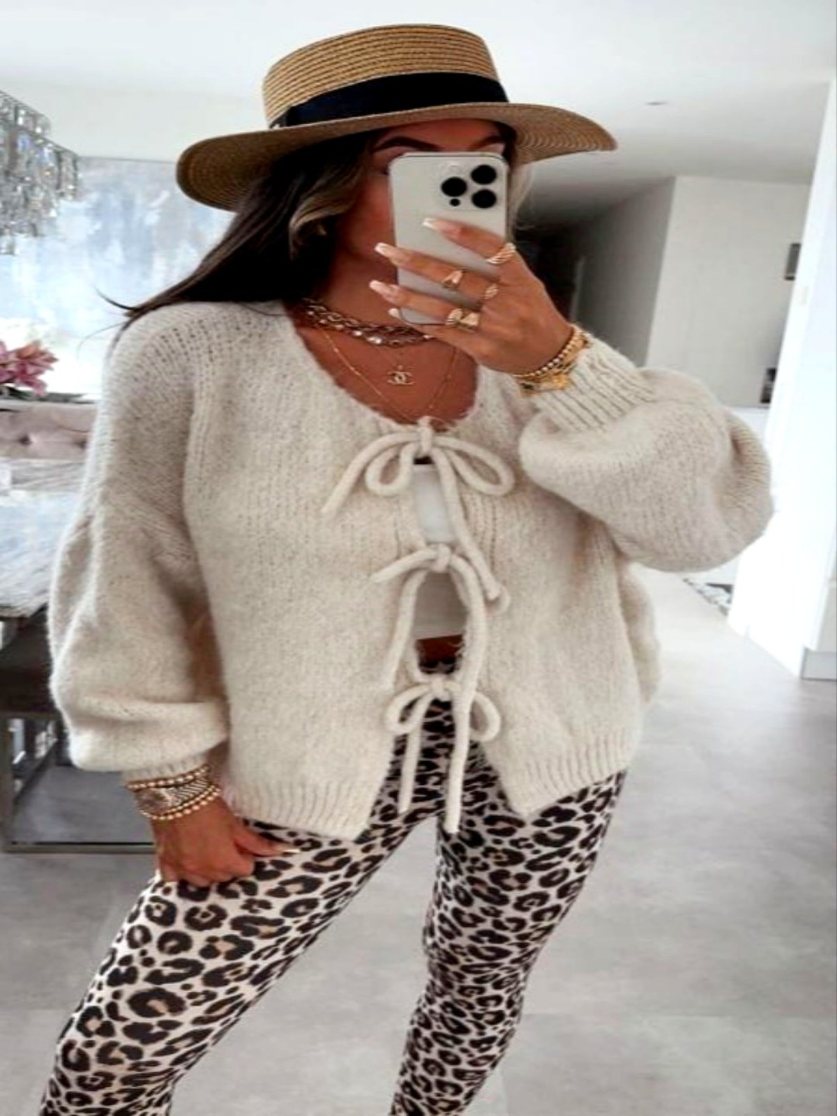 Gilet Lili beige