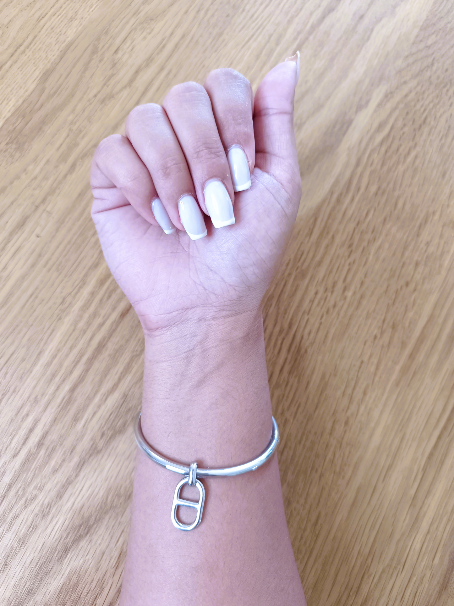 Bracelet jonc Marine silver