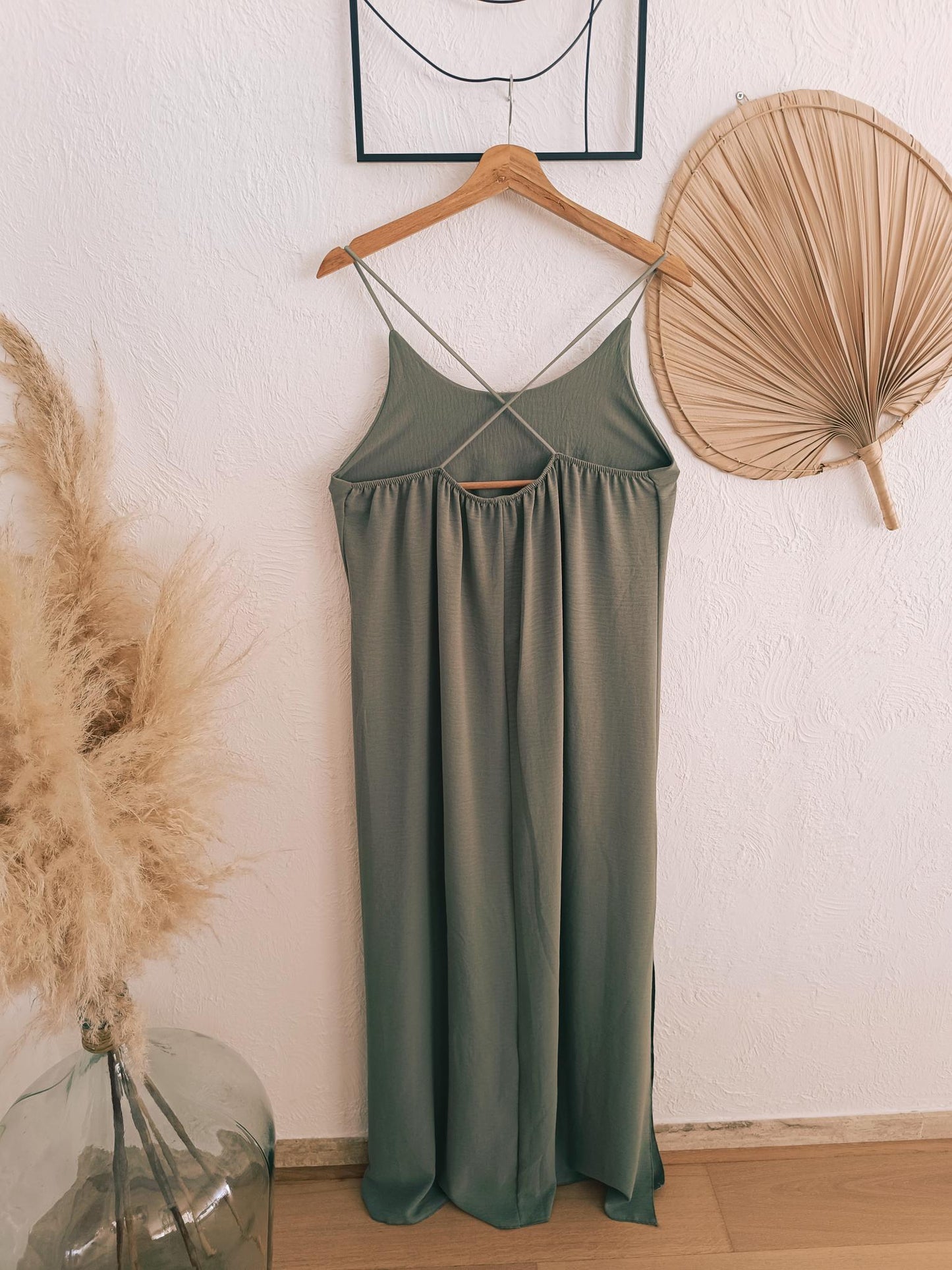 Robe Gaïa kaki