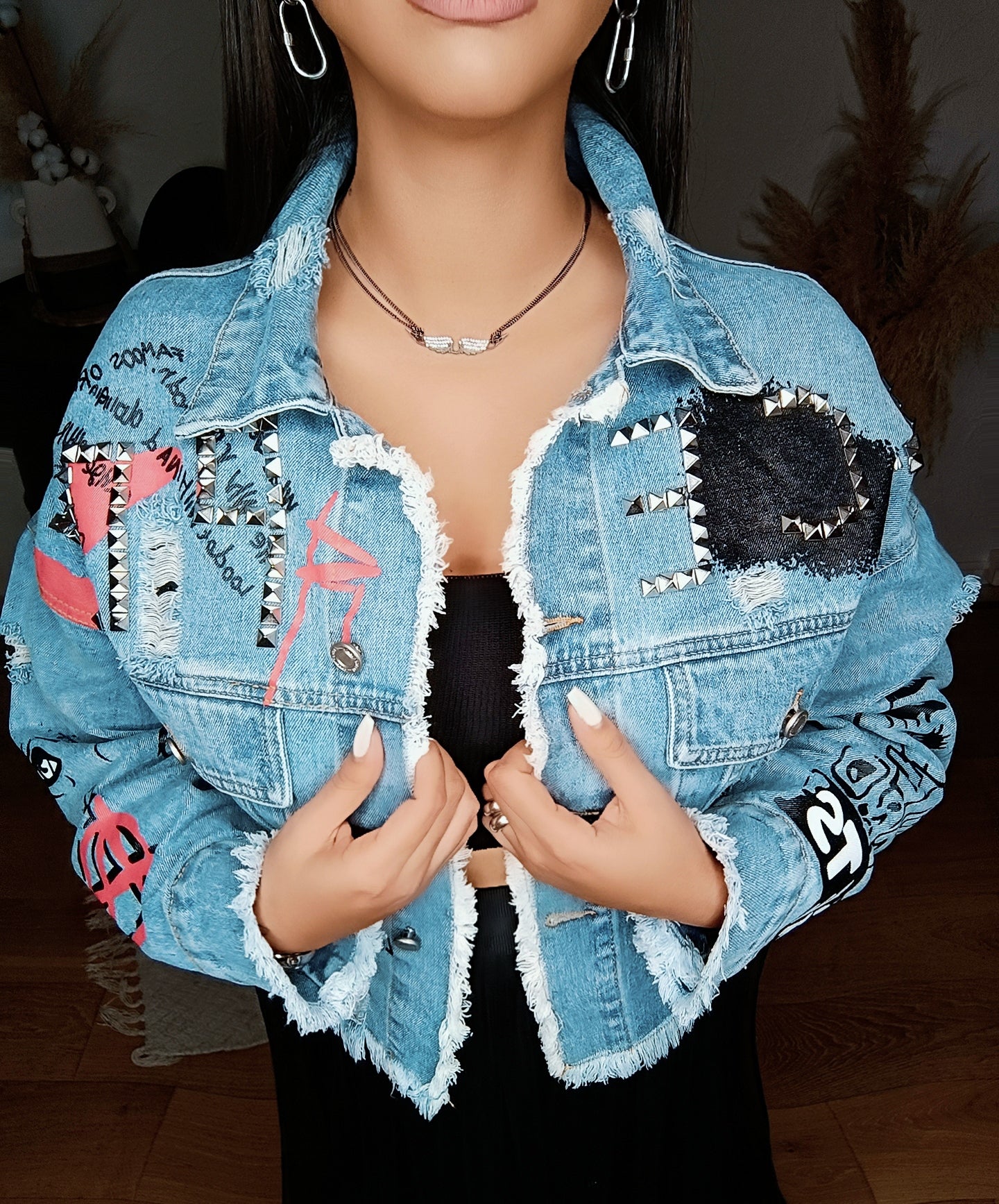 Veste en jean oversize