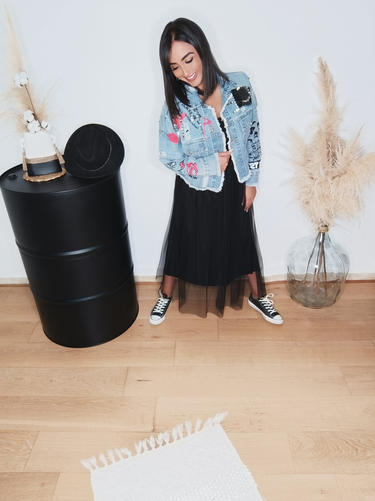 Veste en jean oversize