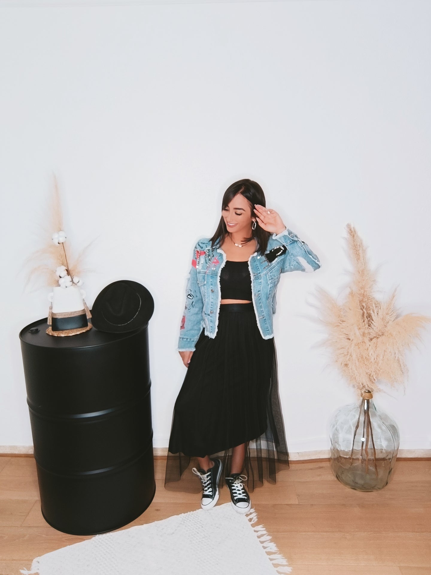 Veste en jean oversize