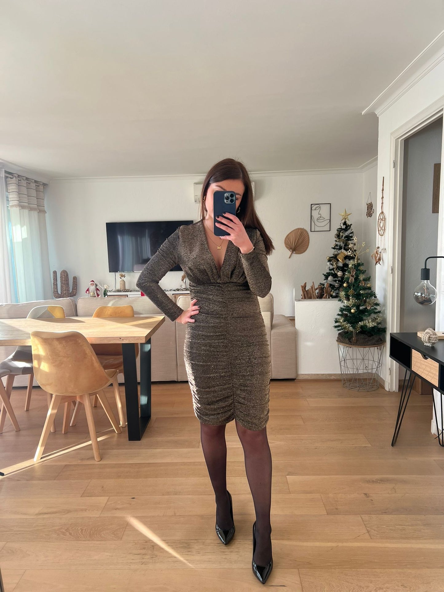 Robe Réveillon Dorée