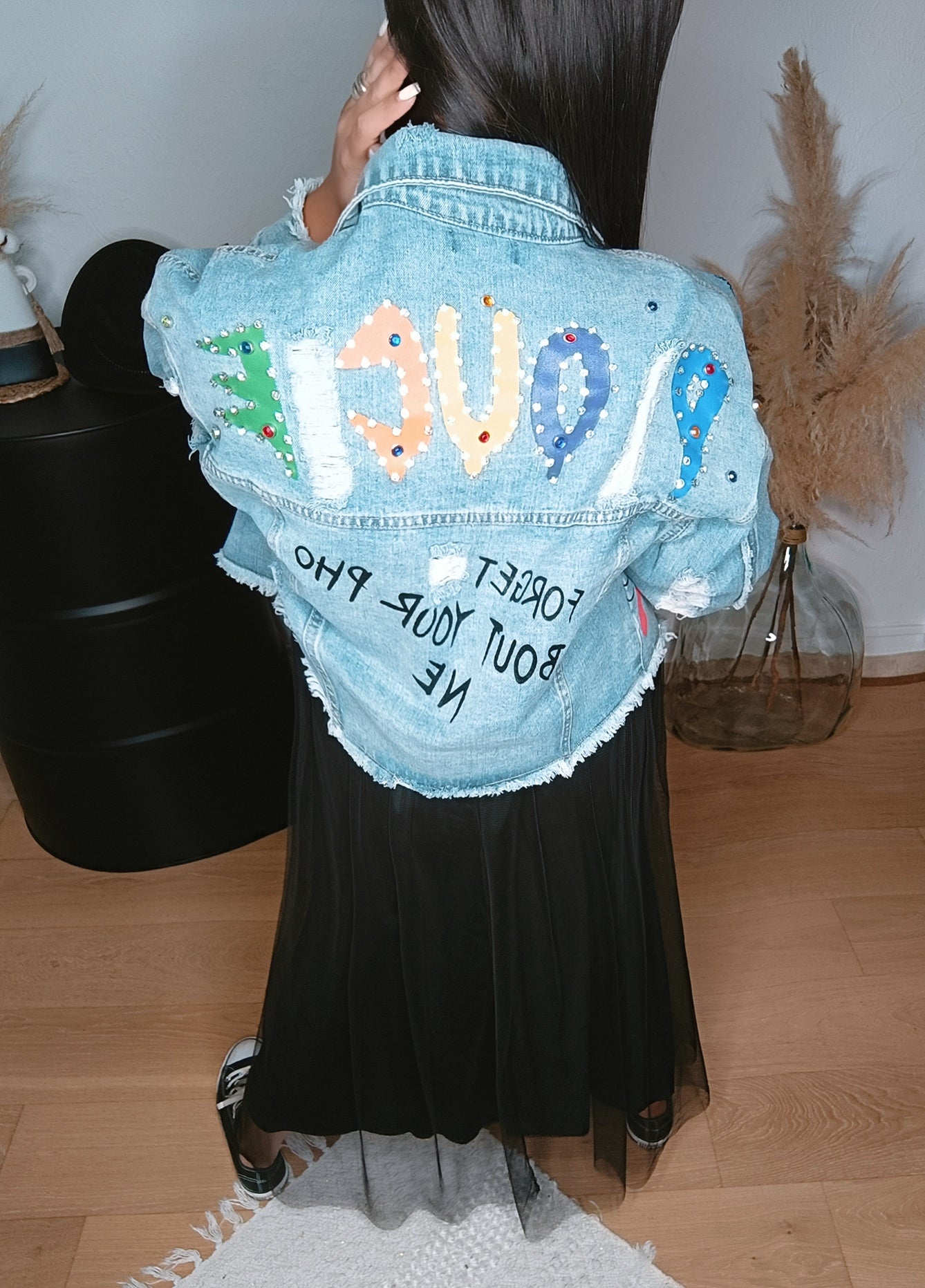 Veste en jean oversize