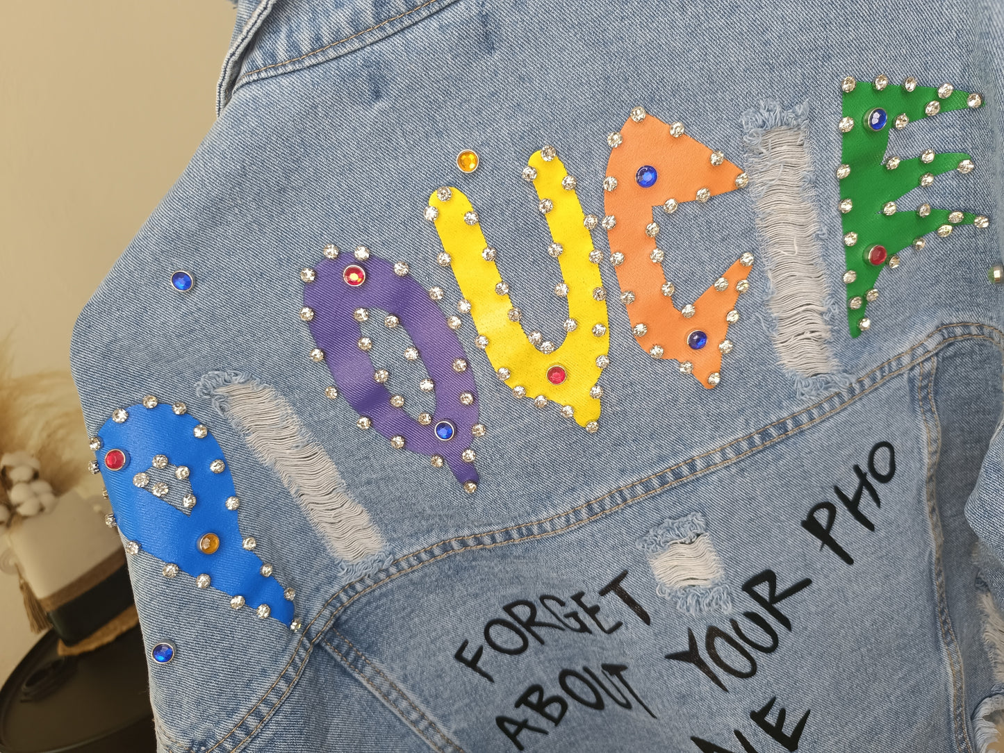 Veste en jean oversize