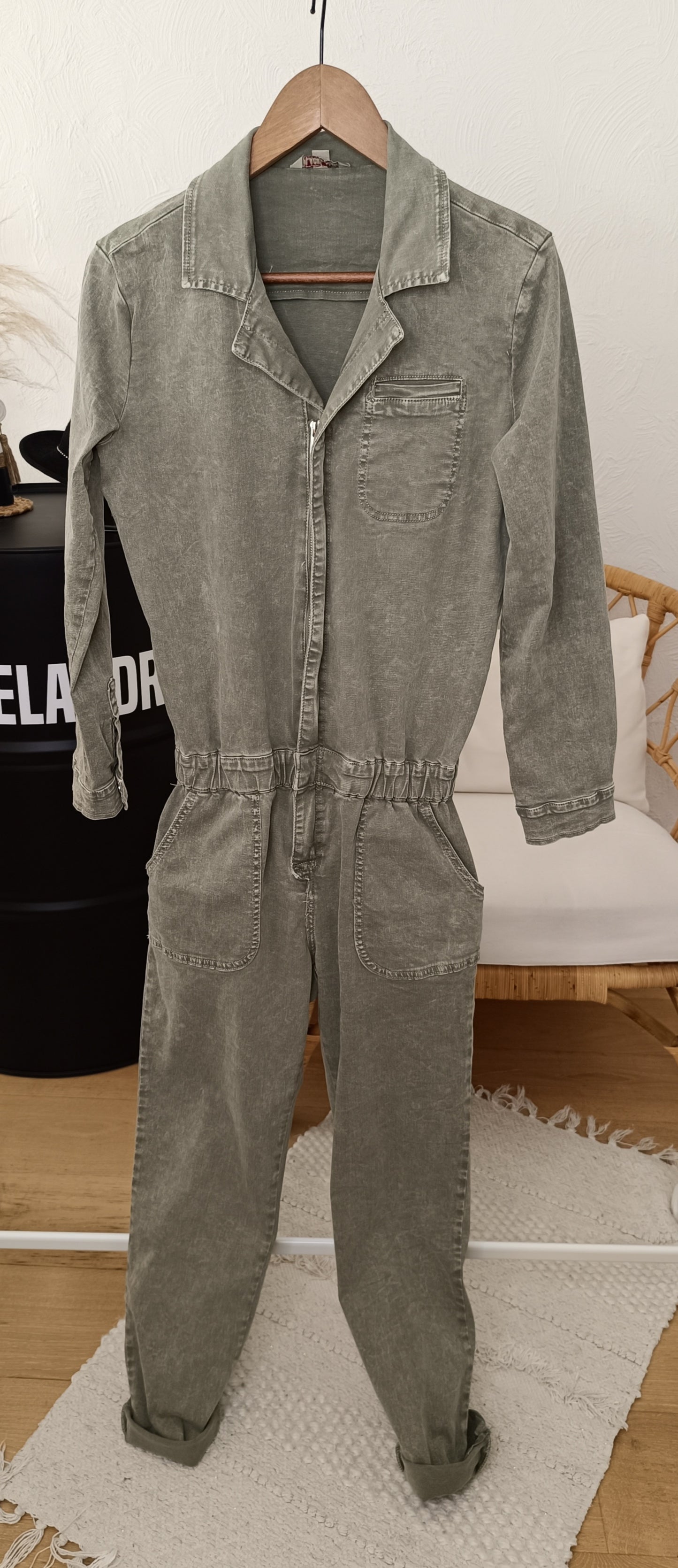 Combi pantalon kaki