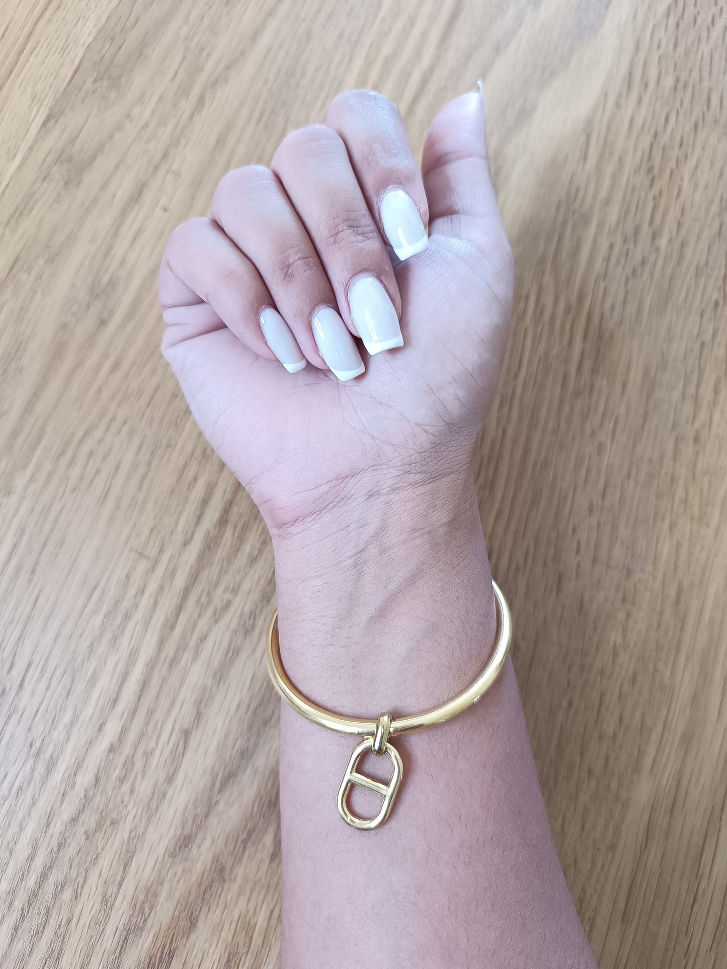 Bracelet jonc Marine gold