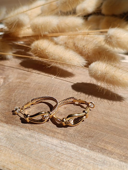 Boucles d'oreilles Anaé gold