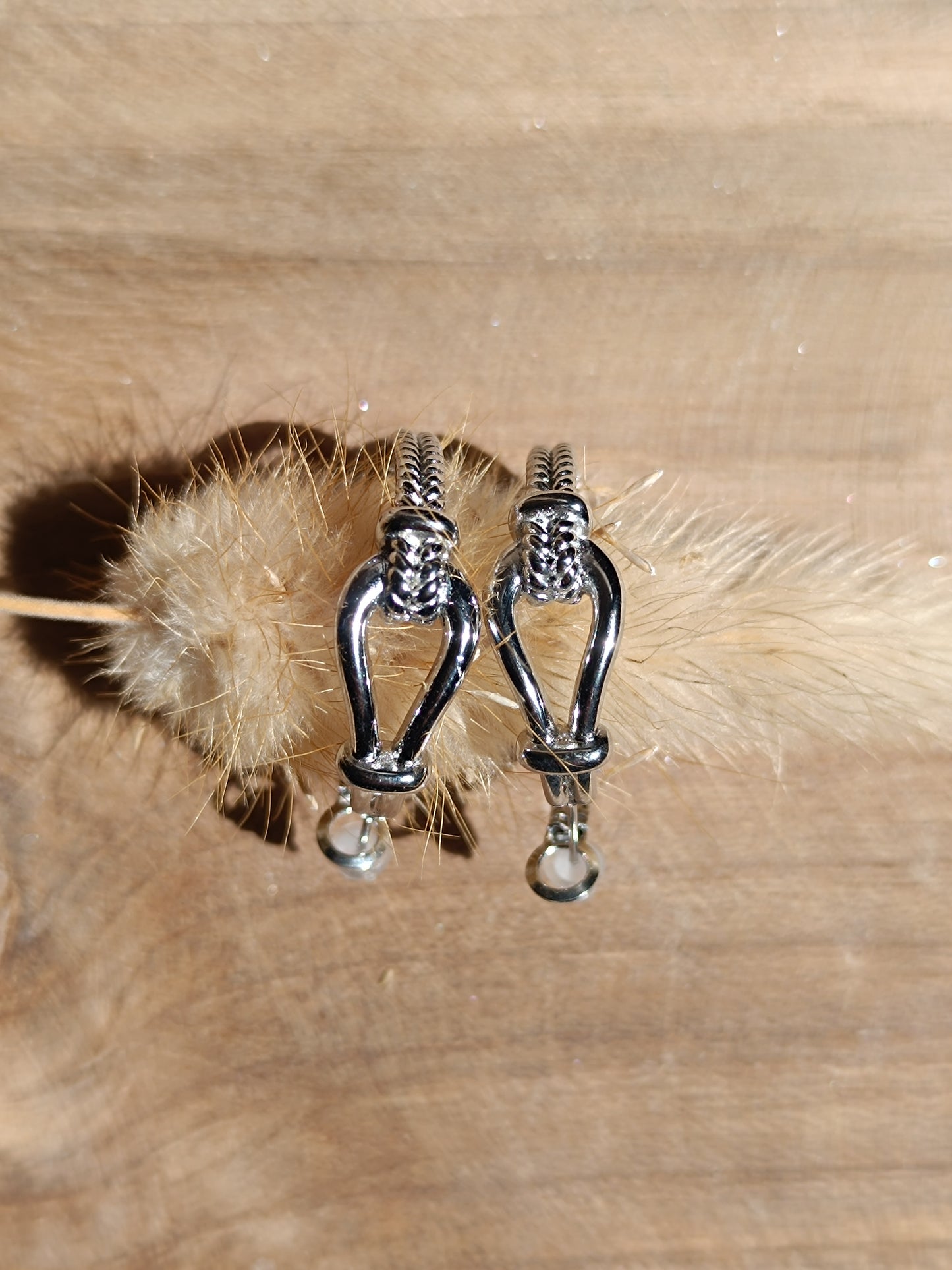 Boucles d'oreilles Anaé silver