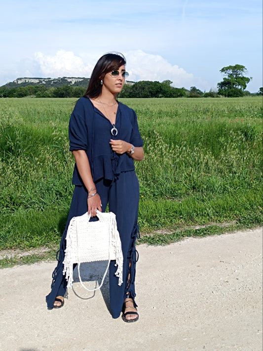 Ensemble Lily bleu marine