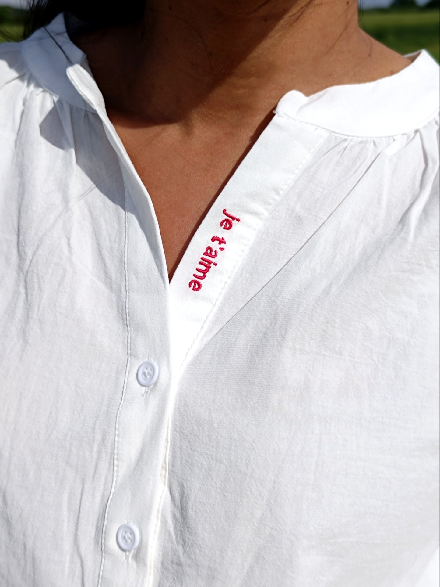 Chemise "Je t'aime"