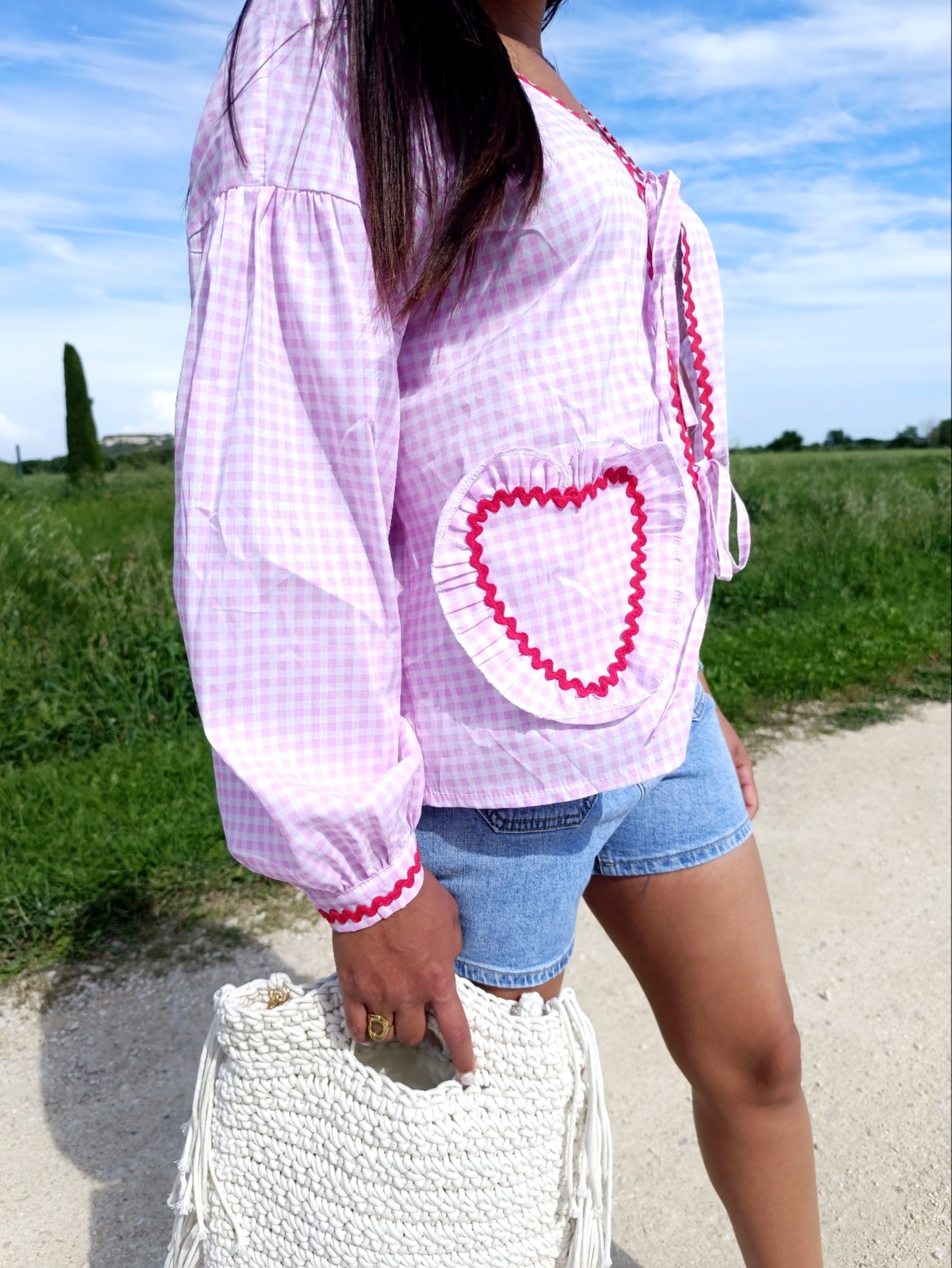 Blouse Andréa rose