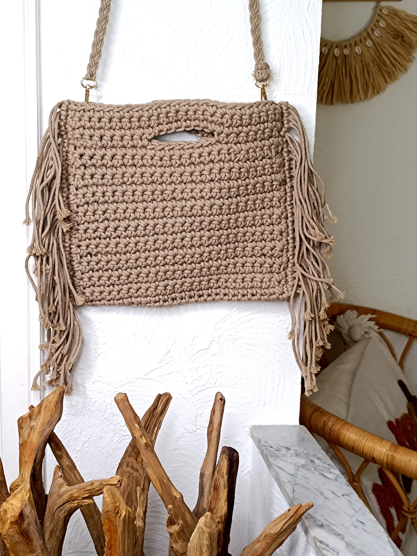 Sac Paloma taupe