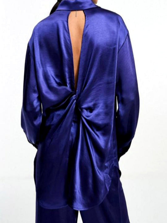 Chemise Maddy bleu roi